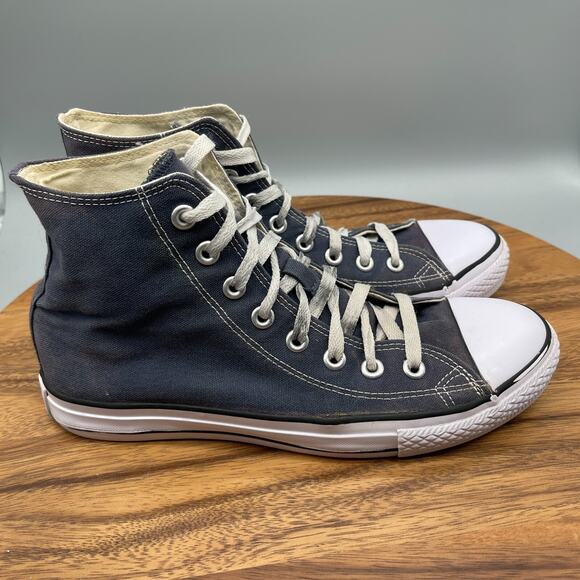 Converse All Star Chuck Taylor Shoes Mens Size 8.5 Hi Tops Blue Skate Sneakers - Picture 1 of 8